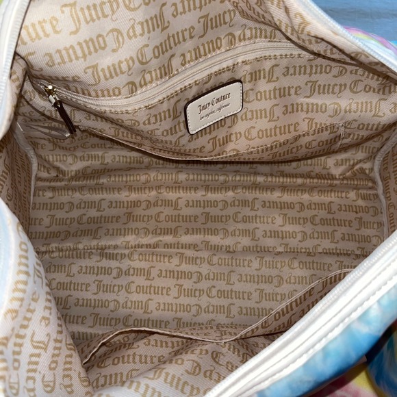 Juicy Couture Tie Dye Weekender Bag Purse Carry On NWT. Does have some scuffs. - Picture 15 of 16